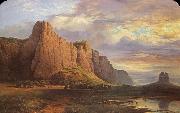 Nicholas Chevalier Mount Arapiles and the Mitre Rock oil painting picture wholesale